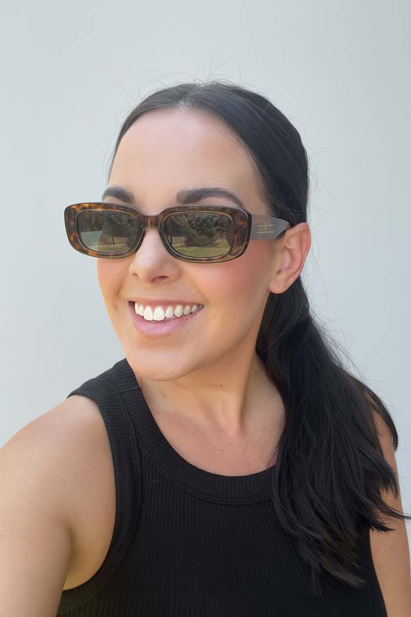 Chic Girl Rectangle Fashion Glasses