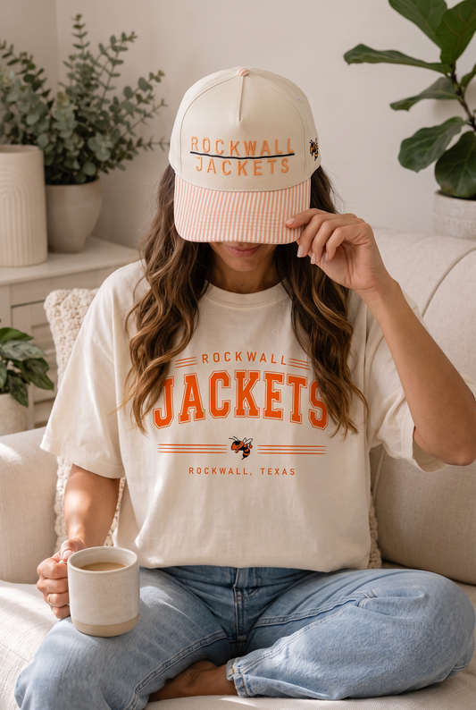 Rockwall Jackets Striped Trucker Hat
