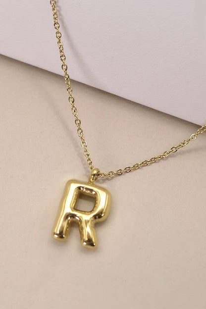 Letter Pendant Necklace