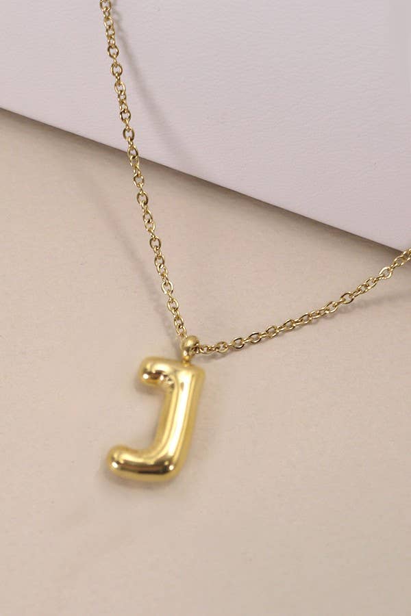 Letter Pendant Necklace