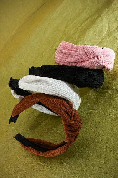 Ribbed Knot Headband
