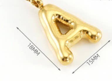 Letter Pendant Necklace