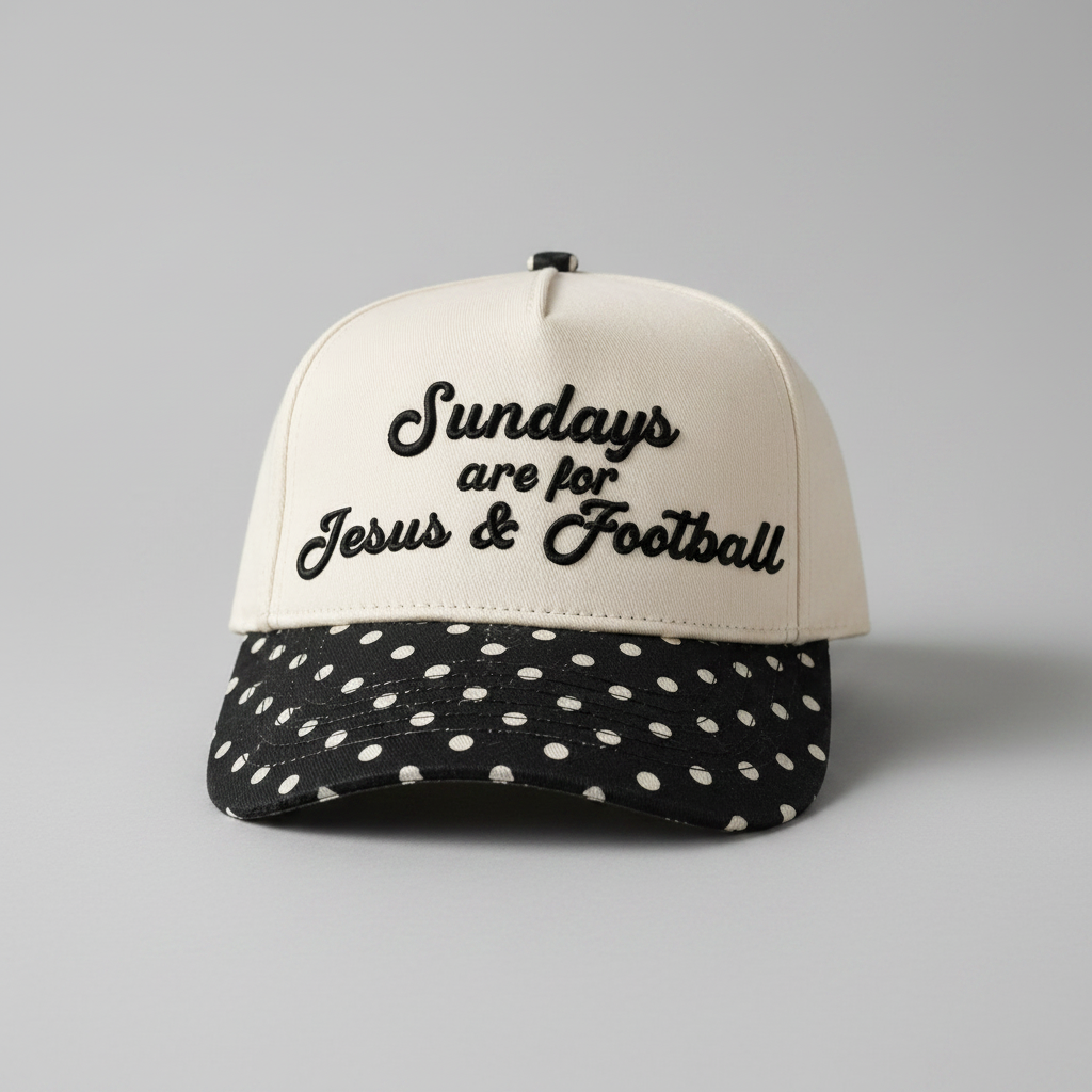 Jesus & Football Trucker Hat