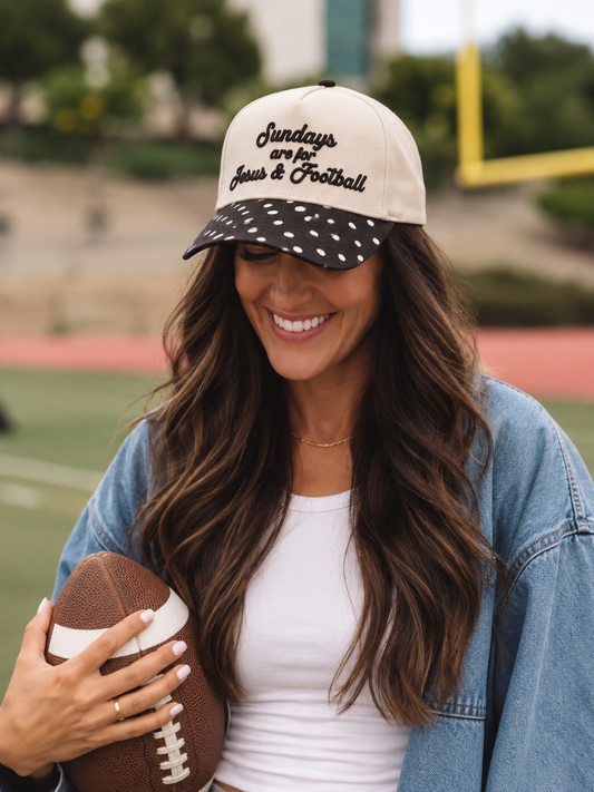 Jesus & Football Trucker Hat