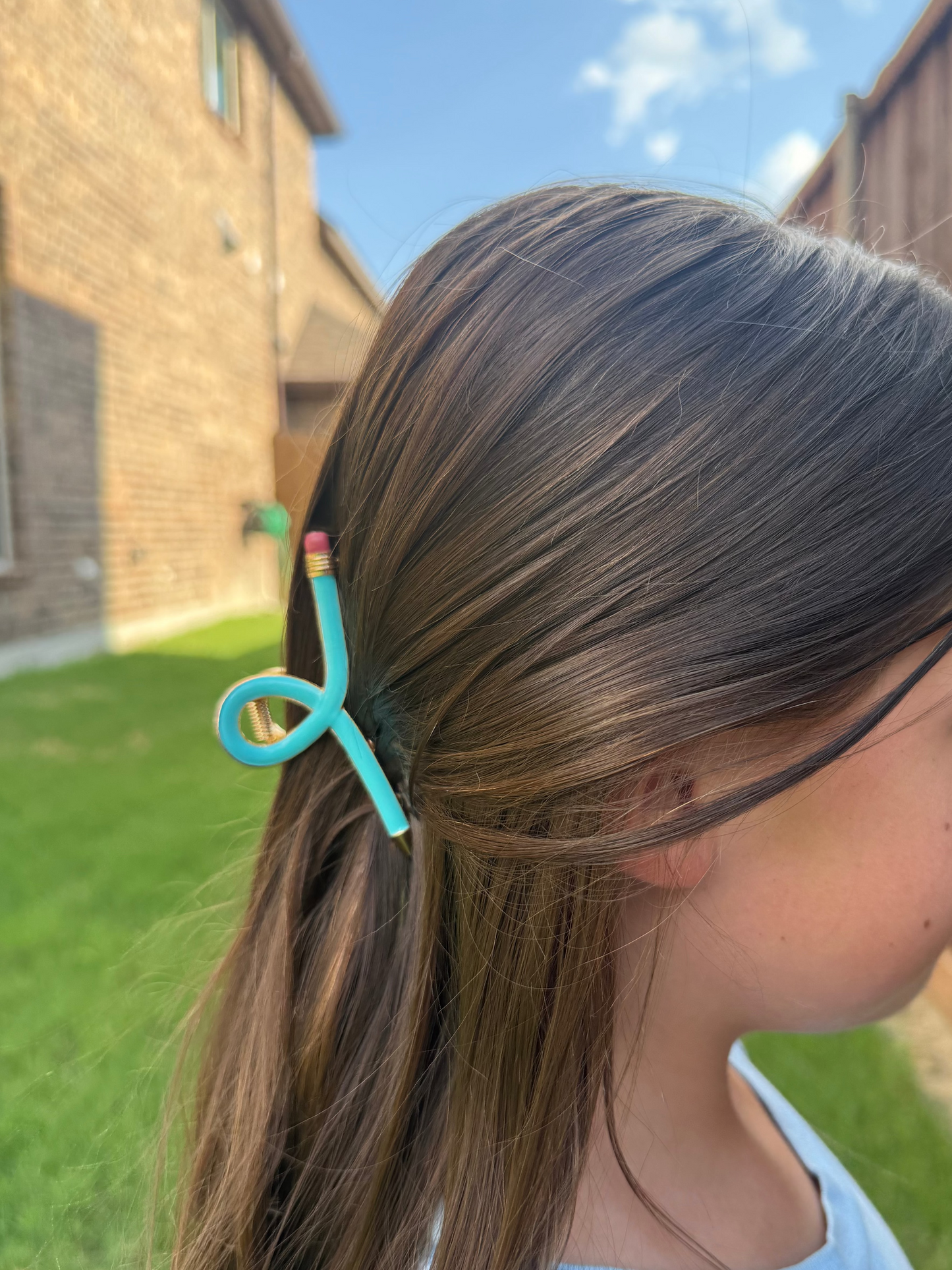 Write It Down Pencil Hair Clip