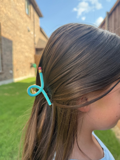 Write It Down Pencil Hair Clip