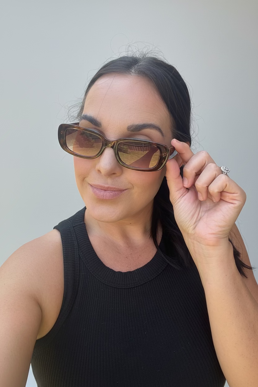 Chic Girl Rectangle Fashion Glasses