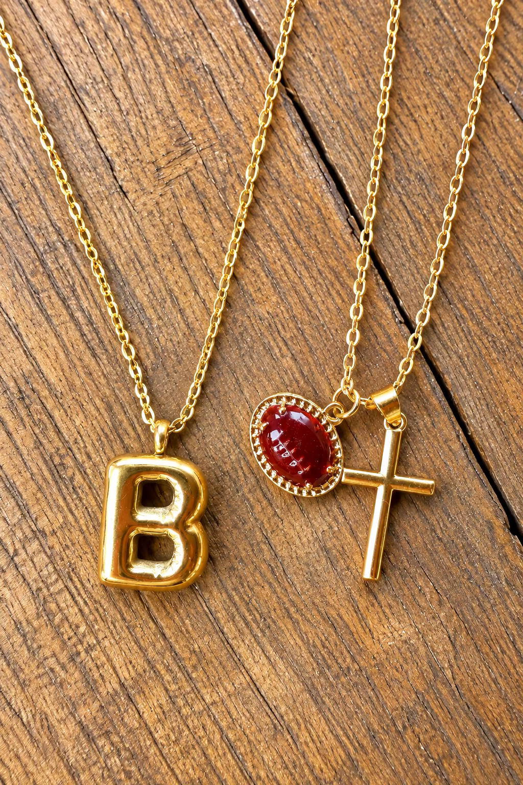 Letter Pendant Necklace