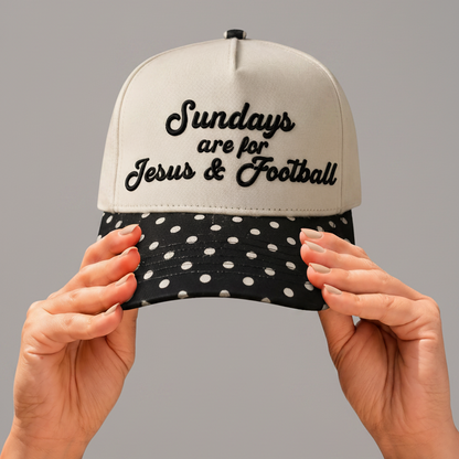 Jesus & Football Trucker Hat