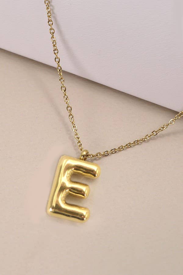 Letter Pendant Necklace