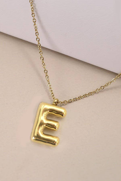 Letter Pendant Necklace
