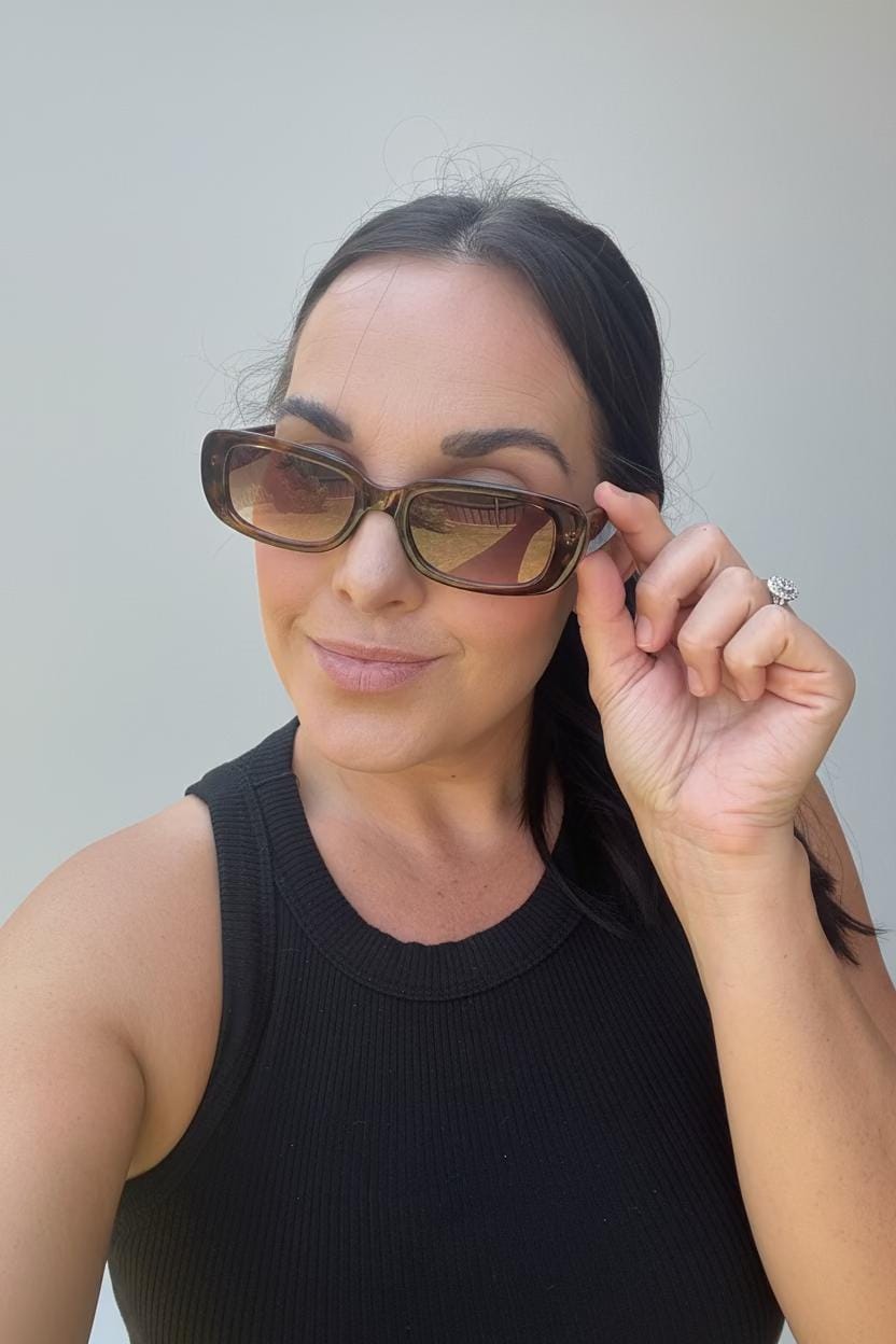 Chic Girl Rectangle Fashion Glasses